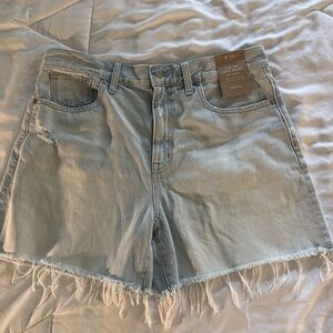 NWT Madewell The 90s Jean Short Women's Distressed Denim Shorts Size 30